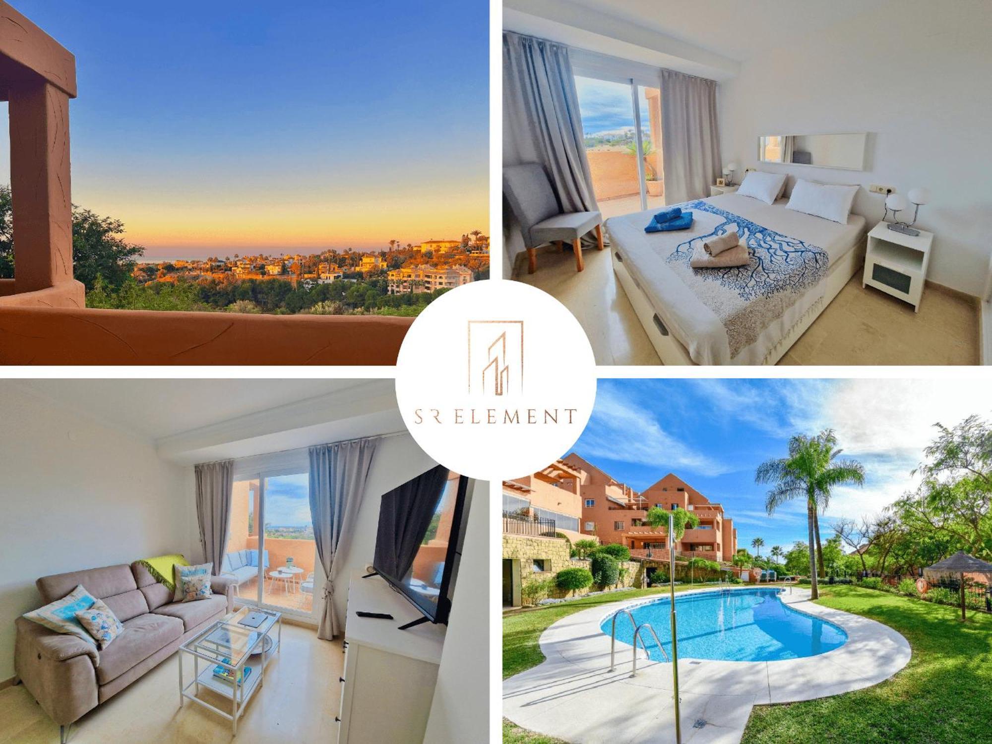Sr Santa Maria Golf Marbella With Sea Views Lägenhet Exteriör bild